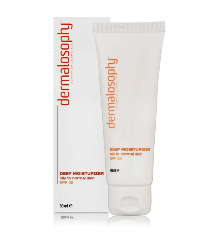 DEEP MOIST & SPF 25 FOR OILY TO NORMAL SKIN — Dermalosophy